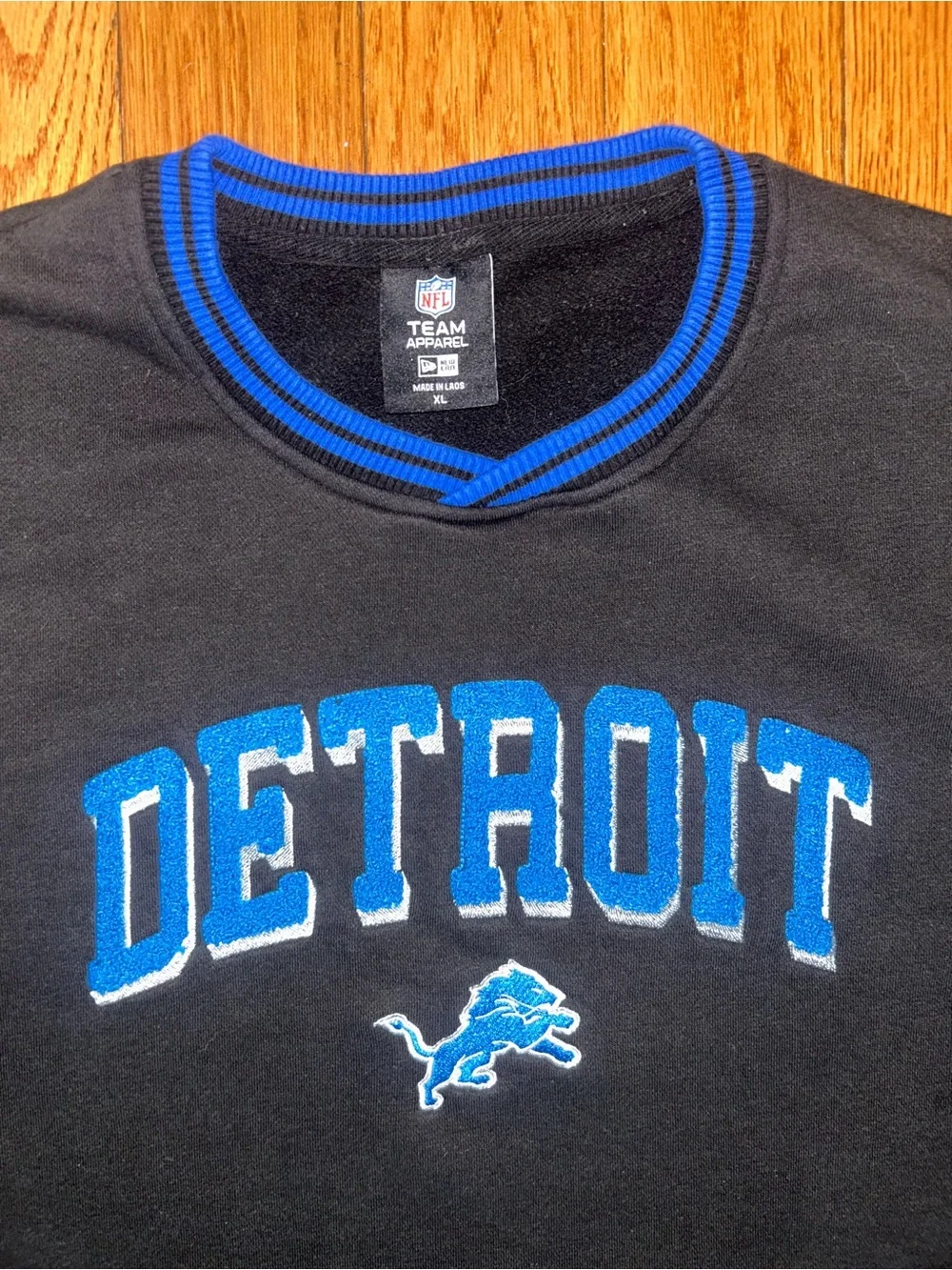 Detroit Lions New Era NFL Crewneck Size XL